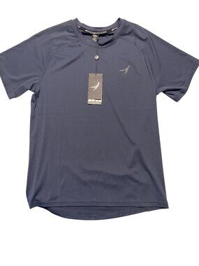Endeavor Mens Evolution French Navy Performance Tee Size S Breathable Fabric Ref